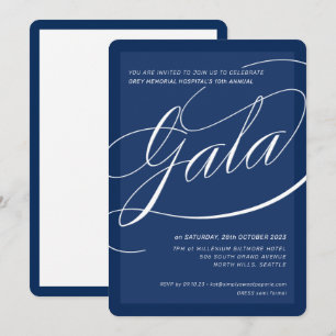 Invitación GALAS DE BENEFICENCIA elegante llamada formal cali