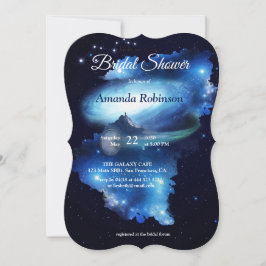 Invitación Galaxia del espacio ultraterrestre Ducha de novias