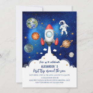 Invitación Galaxia del Espacio Ultraterrestre Starry celebra 