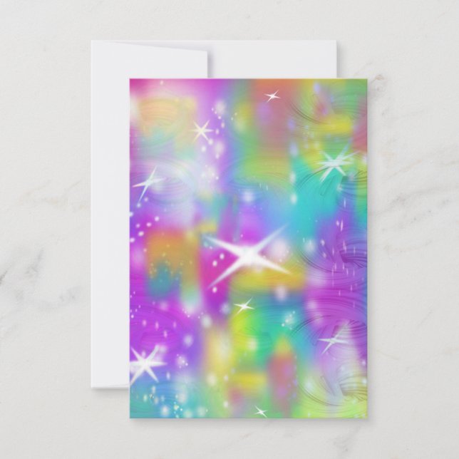 Invitación Galaxia delgada (Anverso)