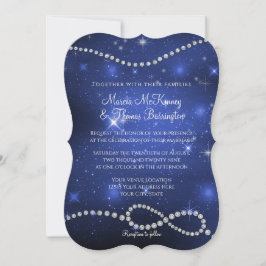 Invitación Galaxia Símbolo Infinito Navía Amor Twinkling Estr