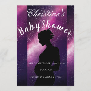 Invitación Galaxy Baby Shower