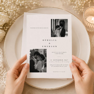 Invitación Galería Editorial de Lujo Boda 