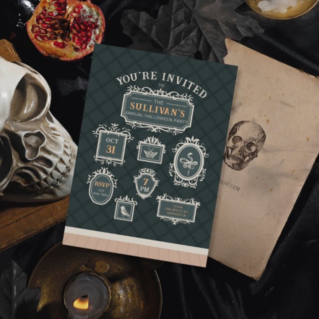 Invitación Galería Wall Frames Halloween Party (Subido por el creador)