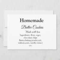 Galletas caseras de mantequilla hechas con amor añ