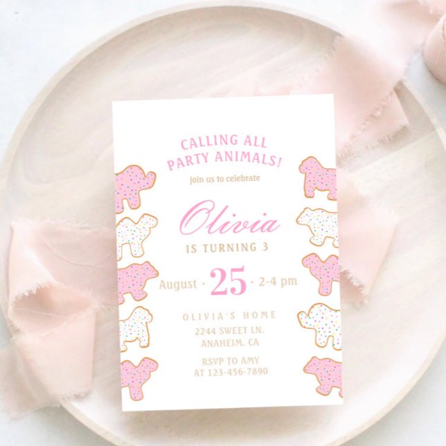 Invitación Galletas de animales con glaseado descarga instant (Subido por el creador)