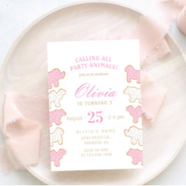 Invitación Galletas de animales glaseadas sprinkle descarga i