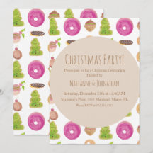 Galletas de fiesta de Navidad pintadas a mano con 