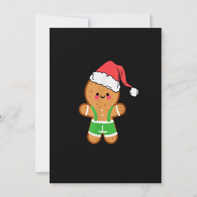 Invitación Galletas de Navidad Mamá Abuela Feliz Día de Navid (Anverso)