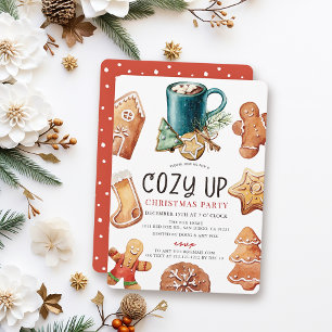 Invitación Galletas y Cocoa Navideñas Fiesta Acójase