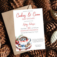 Galletas y Navidades de cacao en invierno con duch