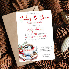 Invitación Galletas y Navidades de cacao en invierno con duch