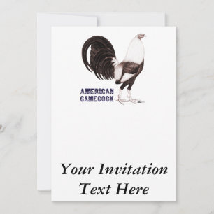 Invitación Gamecock Sepia