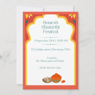 Invitación ganesh chaturthi