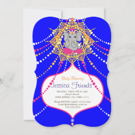 Invitación Ganesha Bebé ducha 5" x 7"