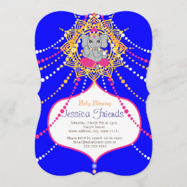 Invitación Ganesha Bebé ducha 5" x 7"
