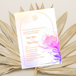 Invitación Ganesha, Boda hindú indio