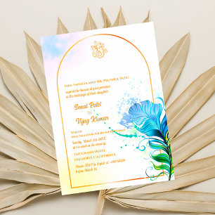 Invitación Ganesha, Boda hindú indio