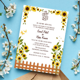 Invitación Ganesha, Boda hindú indio