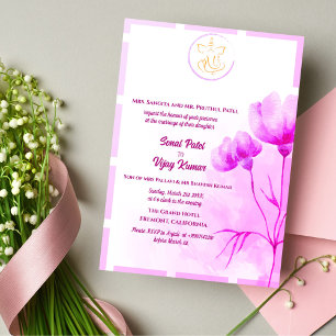 Invitación Ganesha, Boda hindú indio