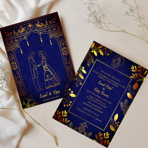 Invitación Ganesha, Boda hindú indio