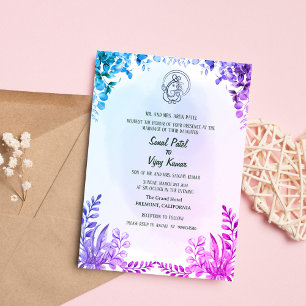 Invitación Ganesha, Boda hindú indio