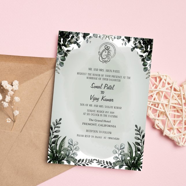 Invitación Ganesha, Boda hindú indio (Subido por el creador)