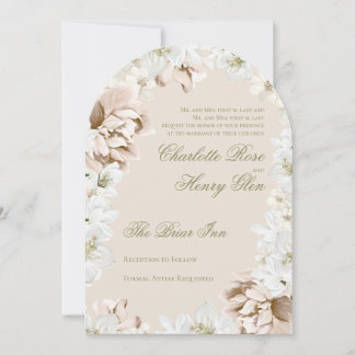Invitación Garden Party Floral Wedding Invitation