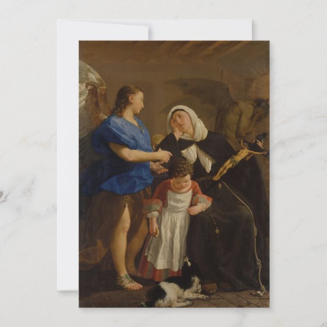 Invitación Gaspare Traversi - Saint Margaret of Cortona (Anverso)