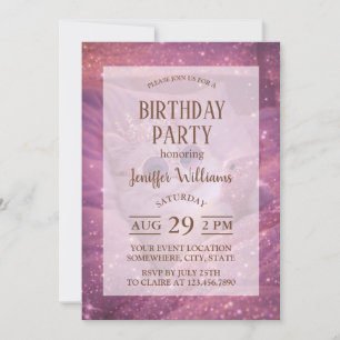 Invitación Gata Princesa Mimada Mensajeando en la Cama