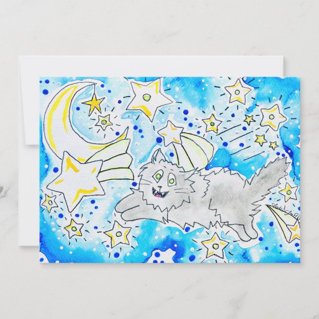 Invitación Gatito (Anverso)