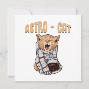 Invitación Gato Astro