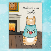 Gato caprichoso y acogedor un gato invierno primer