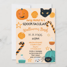 Gato de calabaza dulce Personalizado Bash Hallowee
