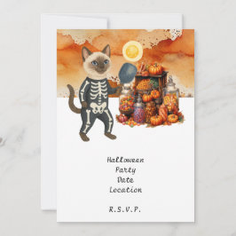 Invitación Gato de pelota de futbol y amigos organizan fiesta