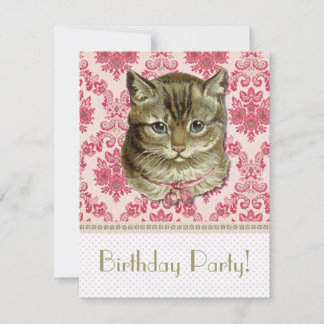 Invitación Gato de Tabby