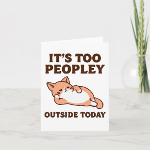 Invitación Gato demasiado peopley