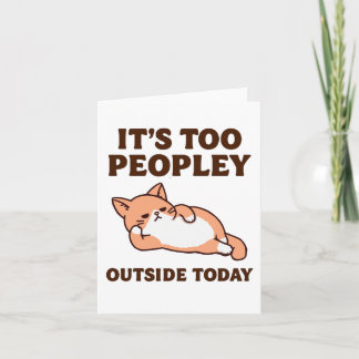 Invitación Gato demasiado peopley