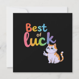 Invitación Gato dulce mejor suerte: Difundir diversión y bien