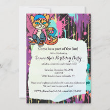 Gato, gorro y zapatillas retro en la calle | Diver