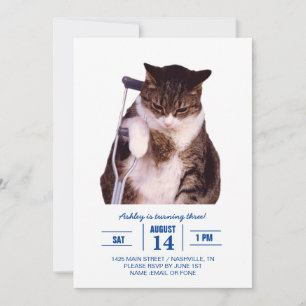Invitación Gato malo