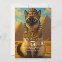 Gato Real Faraón Egipcio en el Desierto