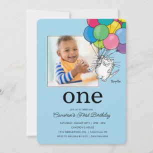 Invitación GATOS DE CUMPLEAÑOS por Sandra Boynton