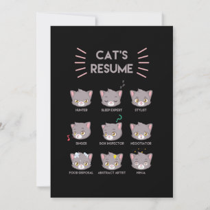 Invitación Gatos retoman divertida gatita gatitos dueños de m