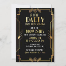Gatsby, Art Deco, misterio de asesinato, veladas