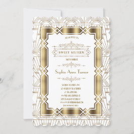 Invitación Gatsby Gatsby 20s Estilo Gatsby 16
