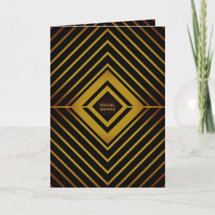 Invitación Gatsby Gold Bridal Shower