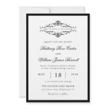 [GAZELLE] Elegante Boda monocromo blanco y negro