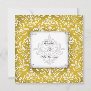 Invitación GC Erika Vintage Damask-Golden