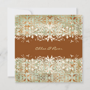 Invitación GC  Melón de época - Naranja quemado